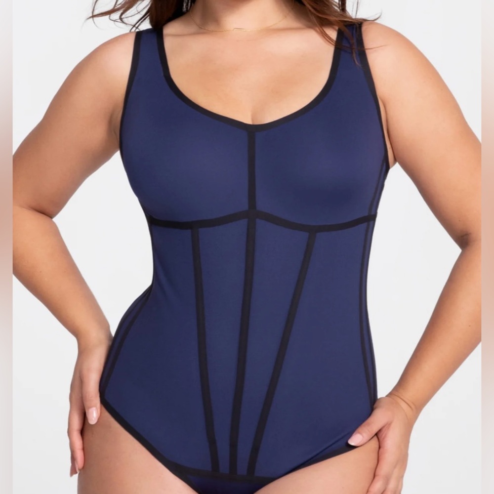 Honeylove Navy Shapewear Bodysuit